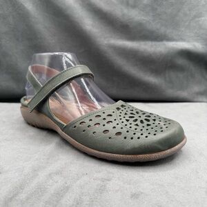 Naot Arataki Women’s Closed Toe Sling-Back Sandals US‎ 8 Olive Green Leather